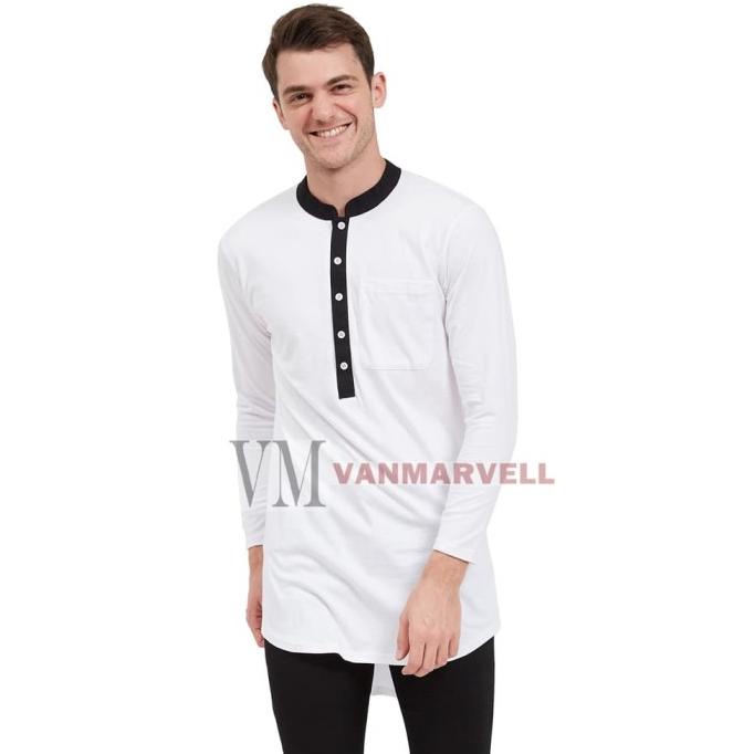 VM Baju Koko JUMBO Gamis Kaos Koko Muslim Panjang