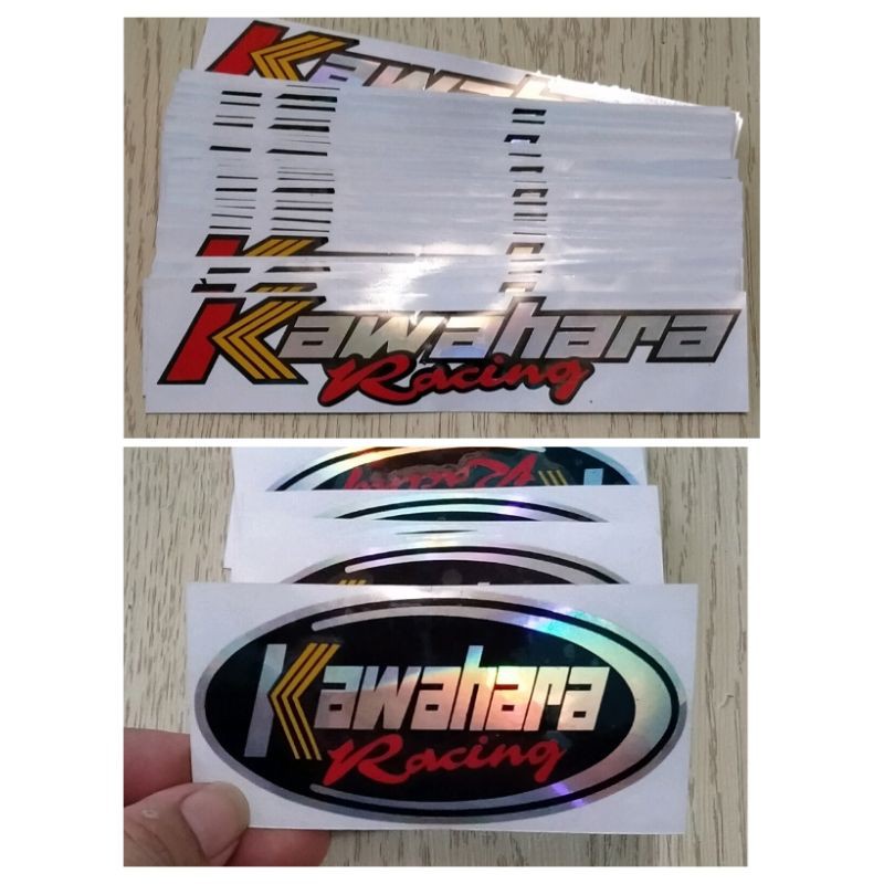 STICKER KAWAHARA RACING CUTTING