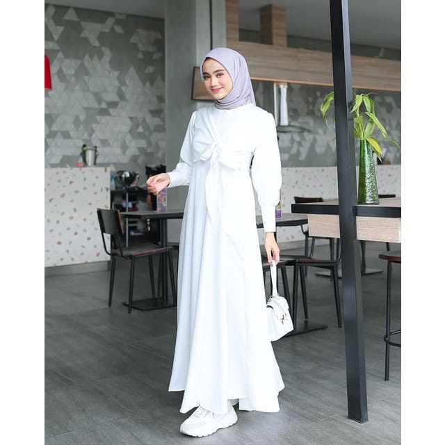 Gamis Wanita Muslimah Syari Dewasa Jubah Muslim Cewek Maxidress Casual Baju Muslim Wanita Remaja Dew