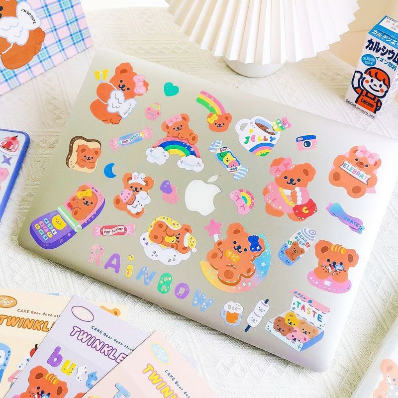 

Milkjoy Bear Sticker Piece (Stiker Beruang Ecer Murah)