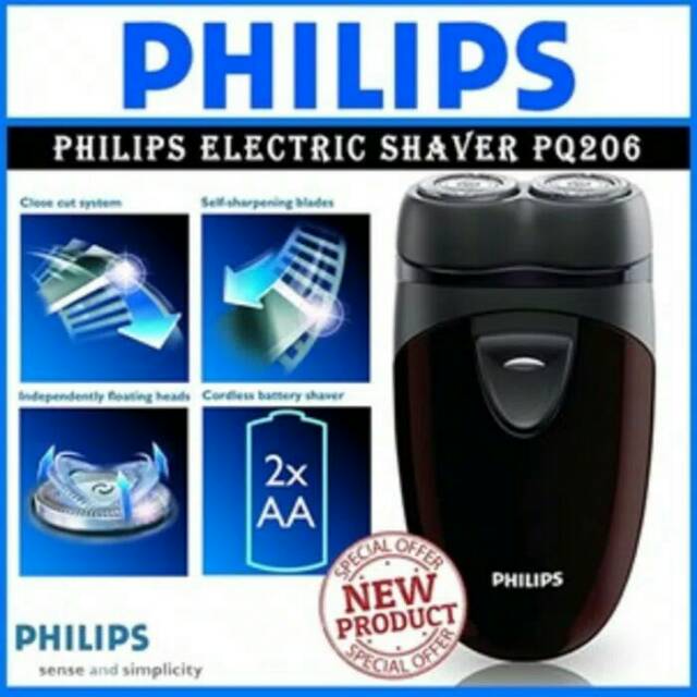 PHILIPS PQ206 - Electric Shaver - Alat Cukur Elektrik - Pencukur Kumis