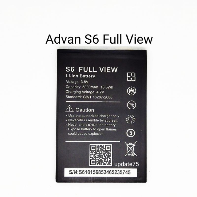 Baterai Advan S6 Full View S6 i55D original