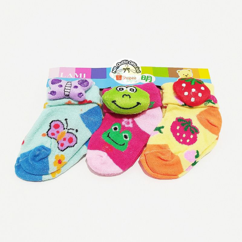 Kaos Kaki Baby Bayi Anak Balita Karakter Lucu NR_Outfit Official COD