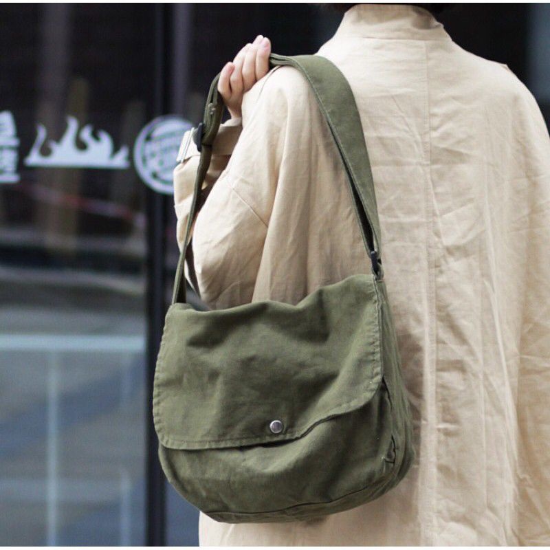 Sling Bag Canvas Tas Selempang Classic