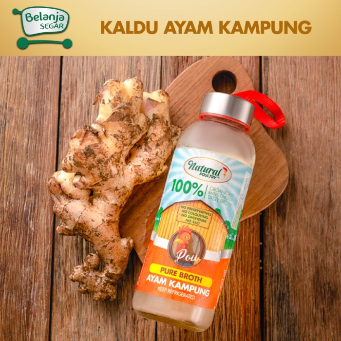 

NEW Kaldu Ayam Kampung Organik (400 ml) - Natural Poultry