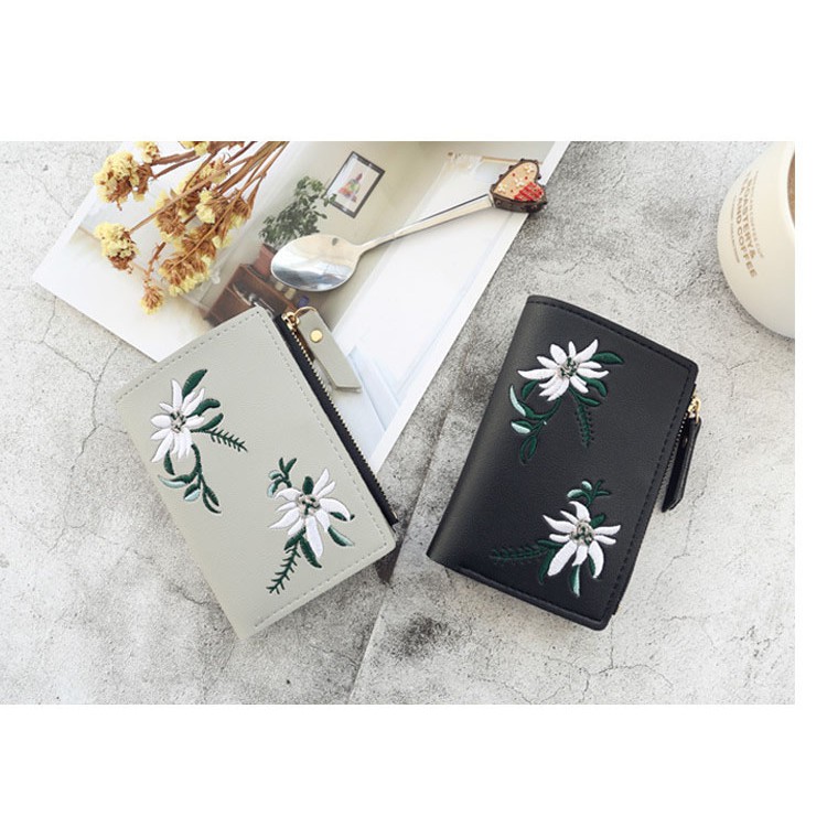 Dompet Motif Bunga Elegan Stylish Terpopuler