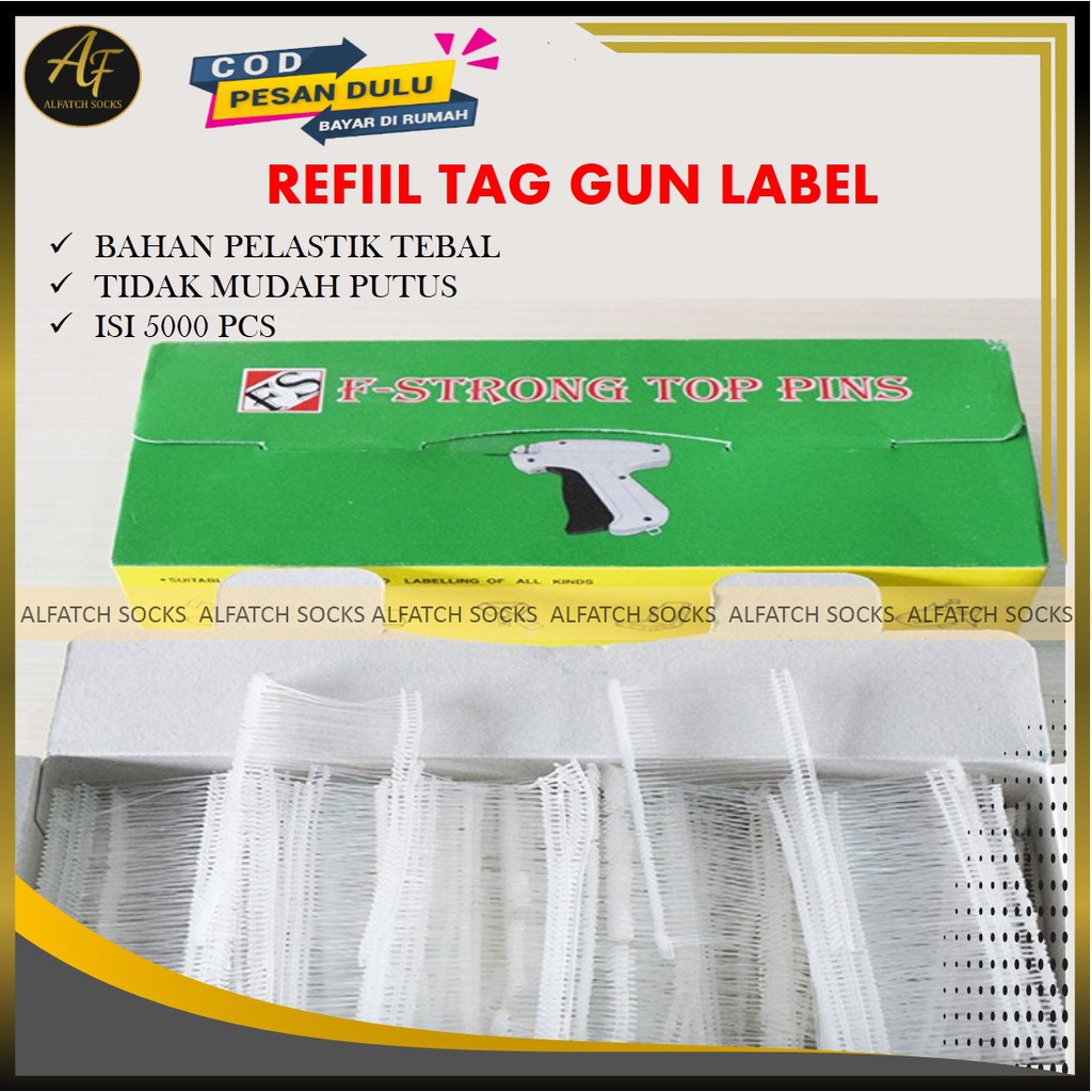 

Top Pin Isi Ulang Reffil Tag Gun Alat Pemasang Label Merek Produk Baju Kaos Kaki Makanan Murah