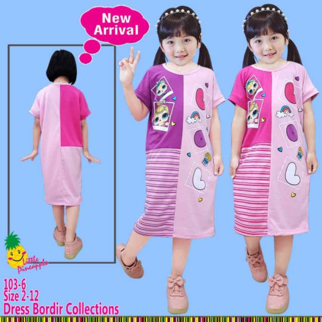 DRESS ANAK PEREMPUAN LITTLE PINEAPPLE