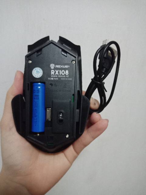 MOUSE WIRELESS GAMING REXUS RX-108 RECHARGEABLE RX-108