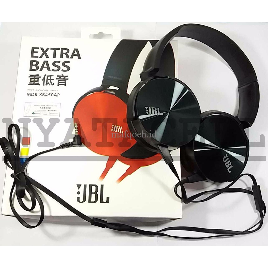 Headphone JBL MDR-XB450AP (Stereo/Headset/Handsfree/Bando/Earphone)