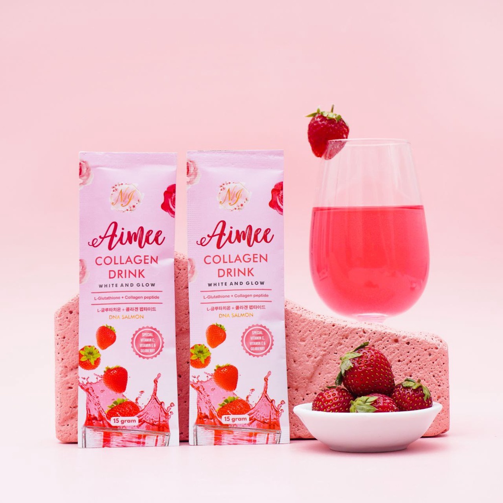 Aimee Collagen Drink White and Glow (2 Sachet)