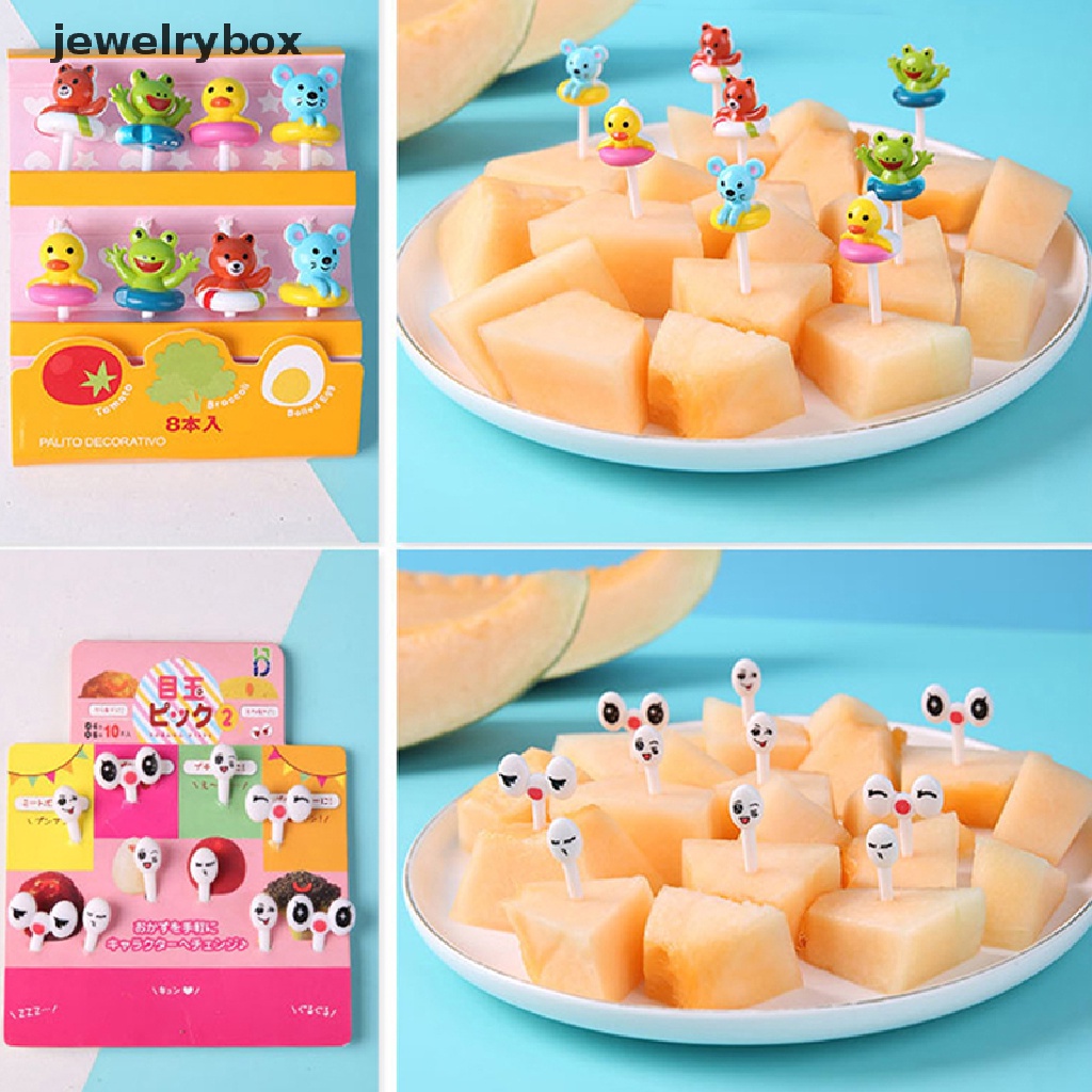 [jewelrybox] Bento Sayur Periuk Lucu Mini Balita Anak Buah Garpu Tusuk Gigi Butik