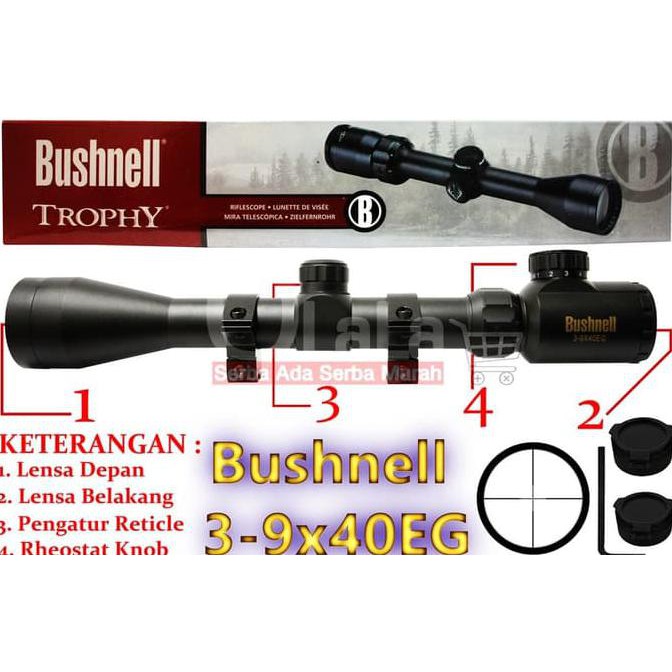 Teleskop BUSHNELL 3-9x40 EG Trophy