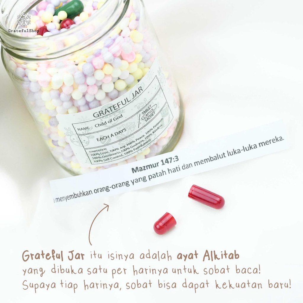 

Grateful - Jar 100 Days Ayat Firman Tuhan Kristen (INGGRIS / INDONESIA)