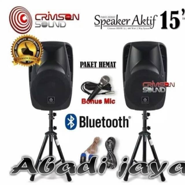 new SPEAKER AKTIF 15 INCH CRIMSON SHOW