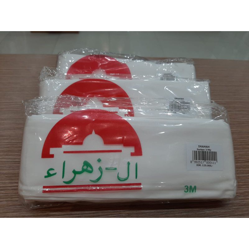 Imamah Putih 3 Meter by Alzahra