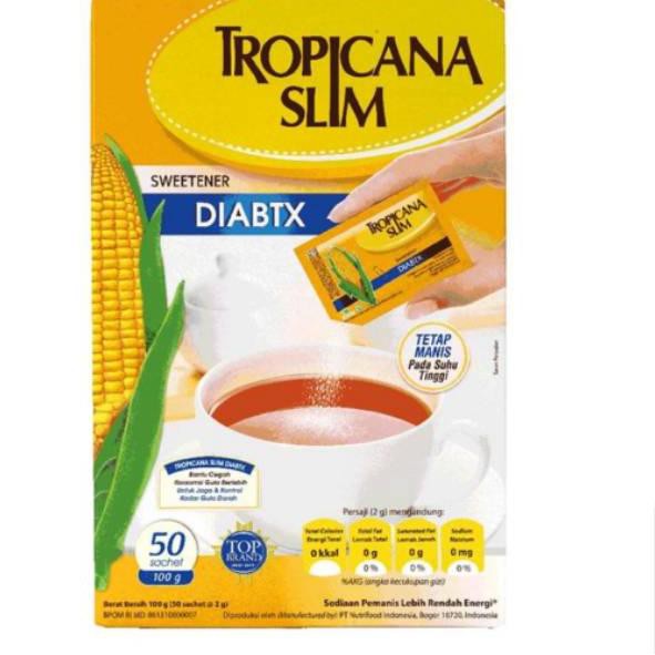 

Termurah Grosir Gula Tropicana Slim Diabtx Sweetener Sachet
