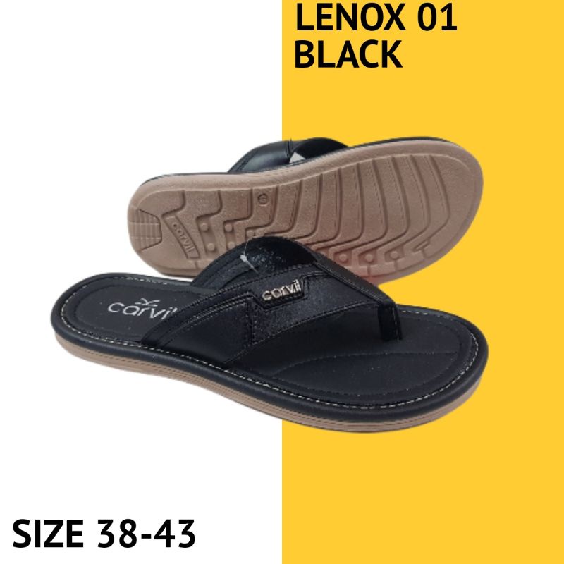 Carvil Lenox 01 M Sandal Jalan Jepit Pria Ukuran 38-43