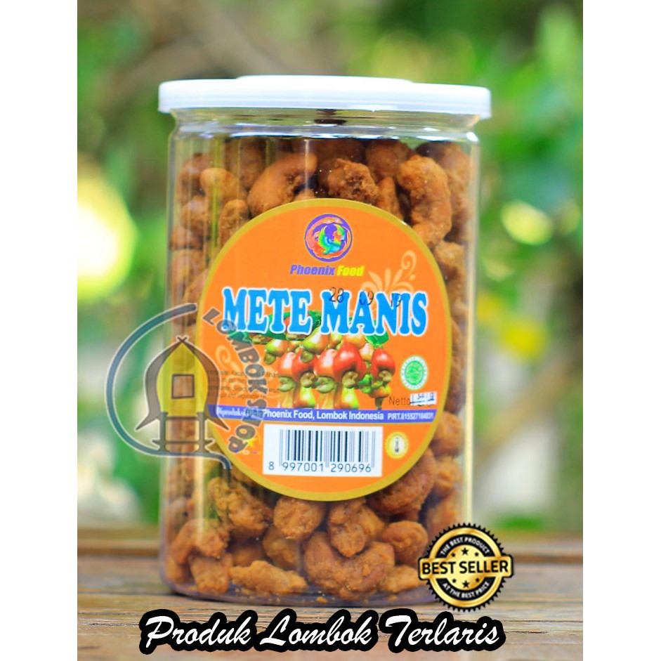 

Kacang Mete Mede Phoenix Goreng Manis Khas Lombok 340 Gram Toples