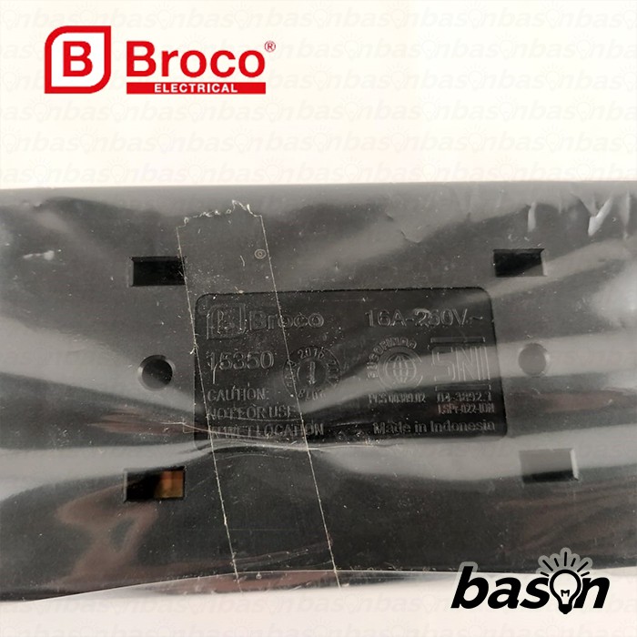 BROCO 15350 Stop Kontak Outbow 5 Lubang - 16A 250V dengan Child Protection