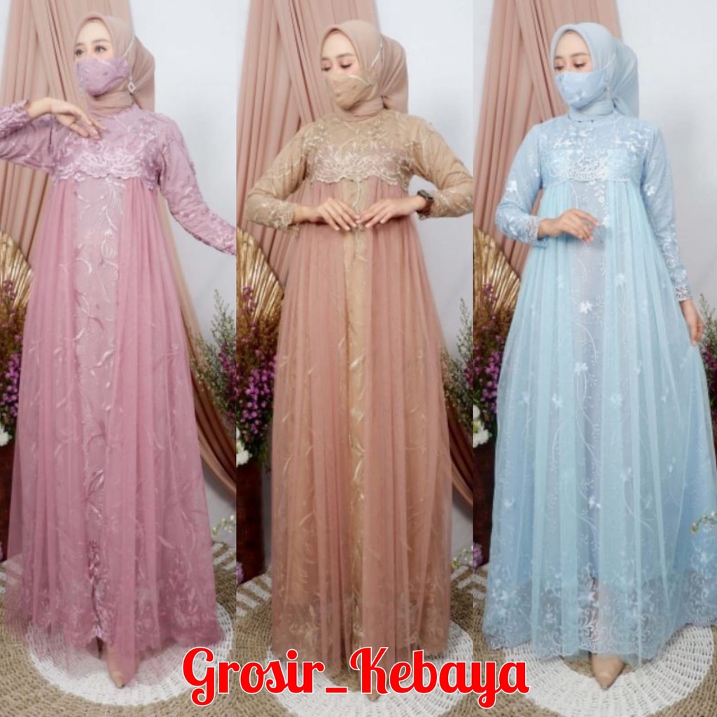 GAMIS AULIA TUTU/KEBAYA/KEBAYA GAMIS/KEBAYA WISUDA/KEBAYA MODREN/GAMIS PESTA/GAMIS LEBARAN