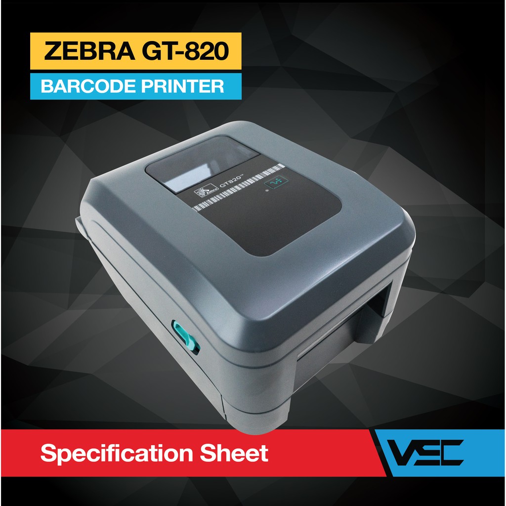 zebra gt820 specification