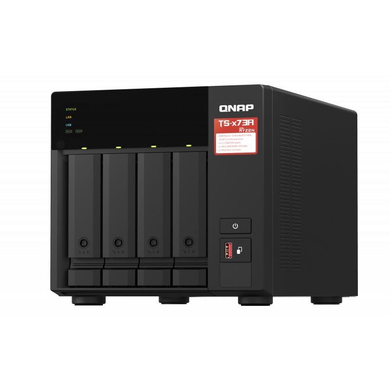 QNAP TS-473A-8G 4-Bay NAS Server External Storage Cloud TS473A