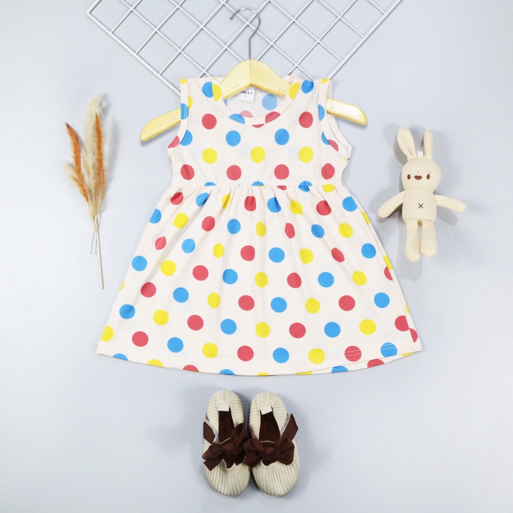 owlet-dress babydoll polkadot / dress anak perempuan/ dress anak