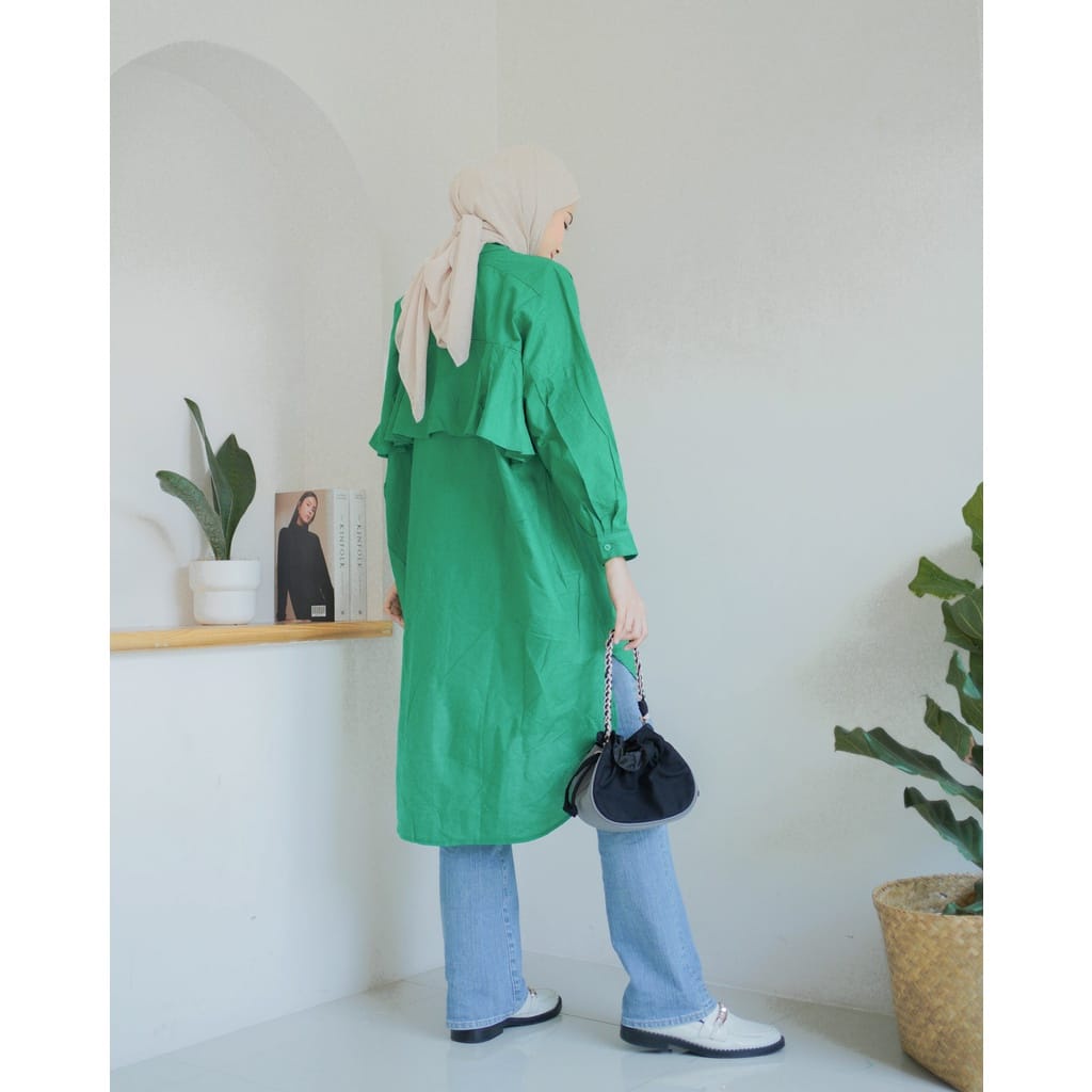 BEFAST - ZEC OOTD Wanita Tunik AFIY / Layna Tunik RAYON DIAMOND / Tunik Jumbo Wanita Remaja / Fashion Wanita Muslimah / Tunik Polos Formal / Tunik Casual Wanita / Terbaru / Termurah