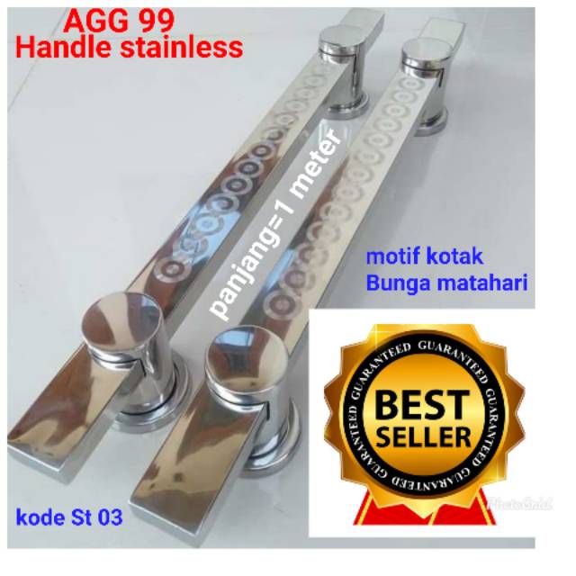  Handle  pintu  rumah minimalis  panjang  1meter Tarikan pintu  