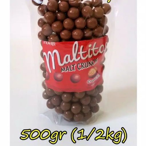 

COKLAT DELFI MALTITOS MALT CRUNCH 250 GRAM