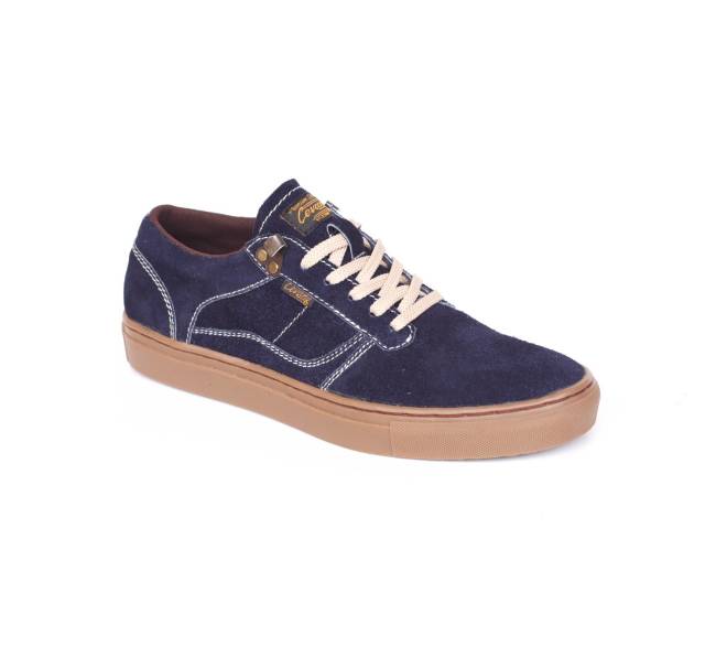 Sepatu Lokal Shoes Local Pride Cevany Gordon  Low Cut Navy Gum