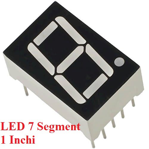 Led Seven 7 Segment Segmen 1&quot; 1 Inch 1 Inci Digit Display Merah