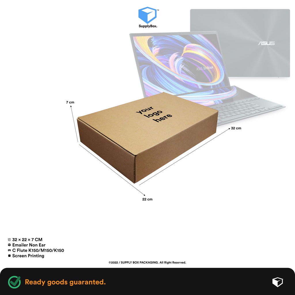 

KARDUS BOX PACKAGING PRINTING 32x22x7 CM | Kardus | Cardboard