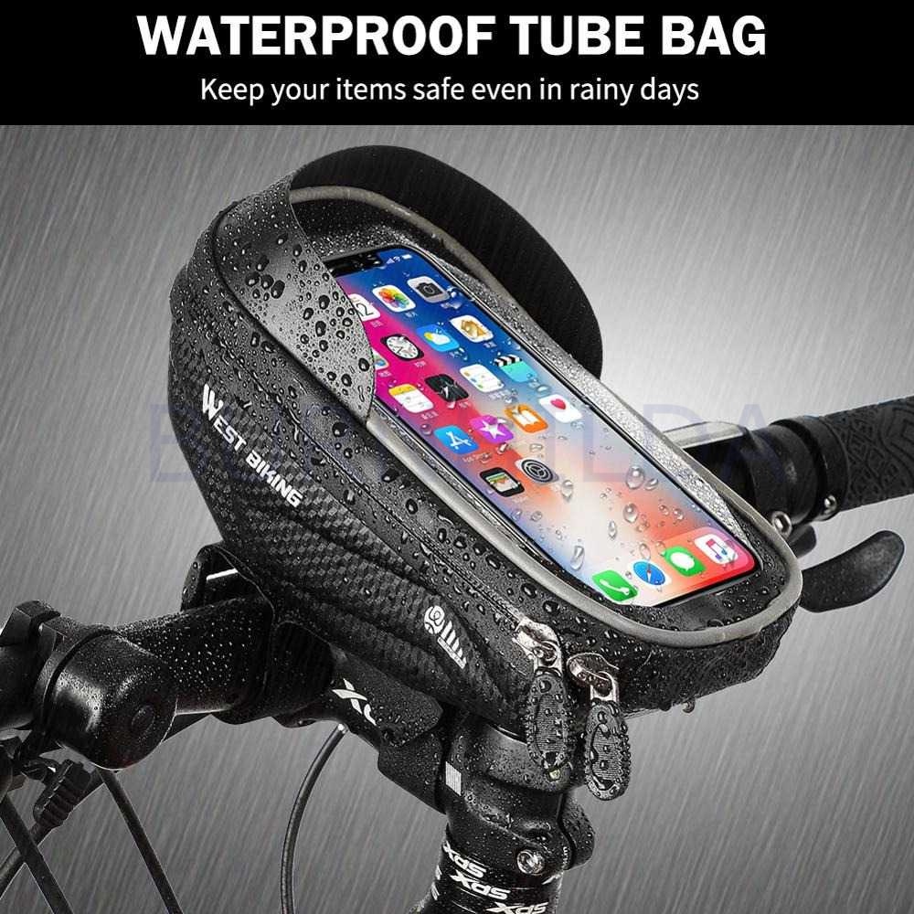 Tas Sepeda Waterproof Smartphone 6.5 Inch sepeda burnhilda