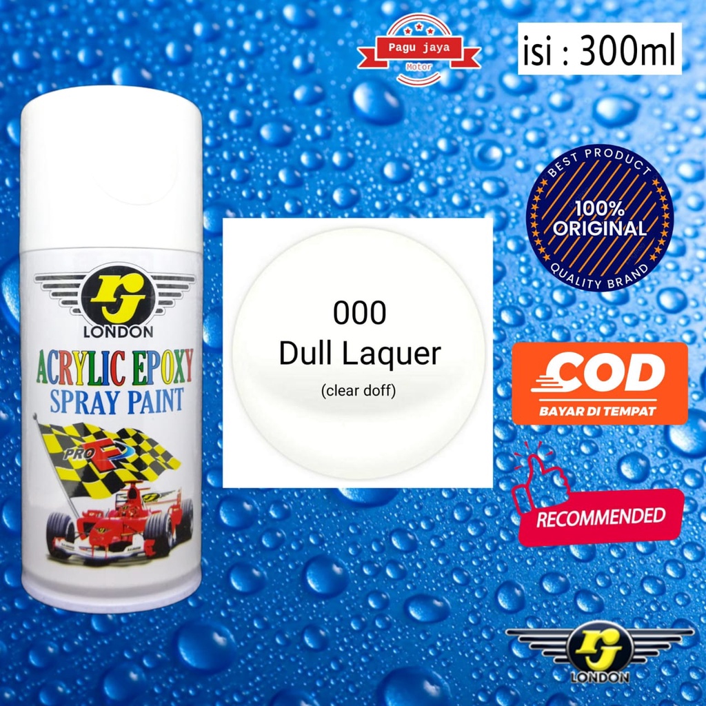 300cc pilok pilox dull clear doff matte  rj london cat semprot aerosol spray paint