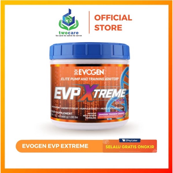 PREWORKOUT EVOGEN EVP XTREME 490 GRAM 40 serving