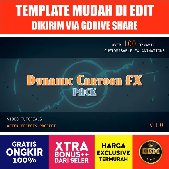 Dynamic Cartoon FX Pack - After Effects Project Files