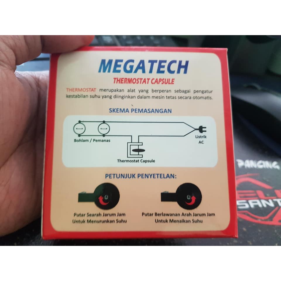 Thermostat Capsul / Thermostat / Thermostat Mesin Tetas