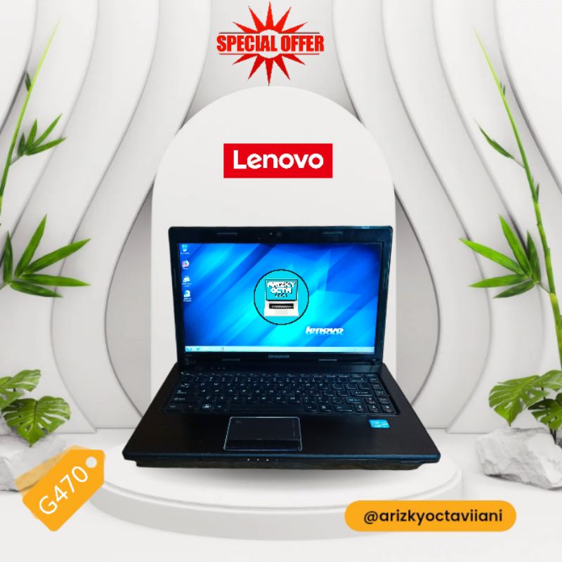 Lenovo G470 Intel Core i5-2 Ram 4GB Hdd 320GB VGA INTEL Webcam Dvd Wifi Bergaransi Bonus Tas