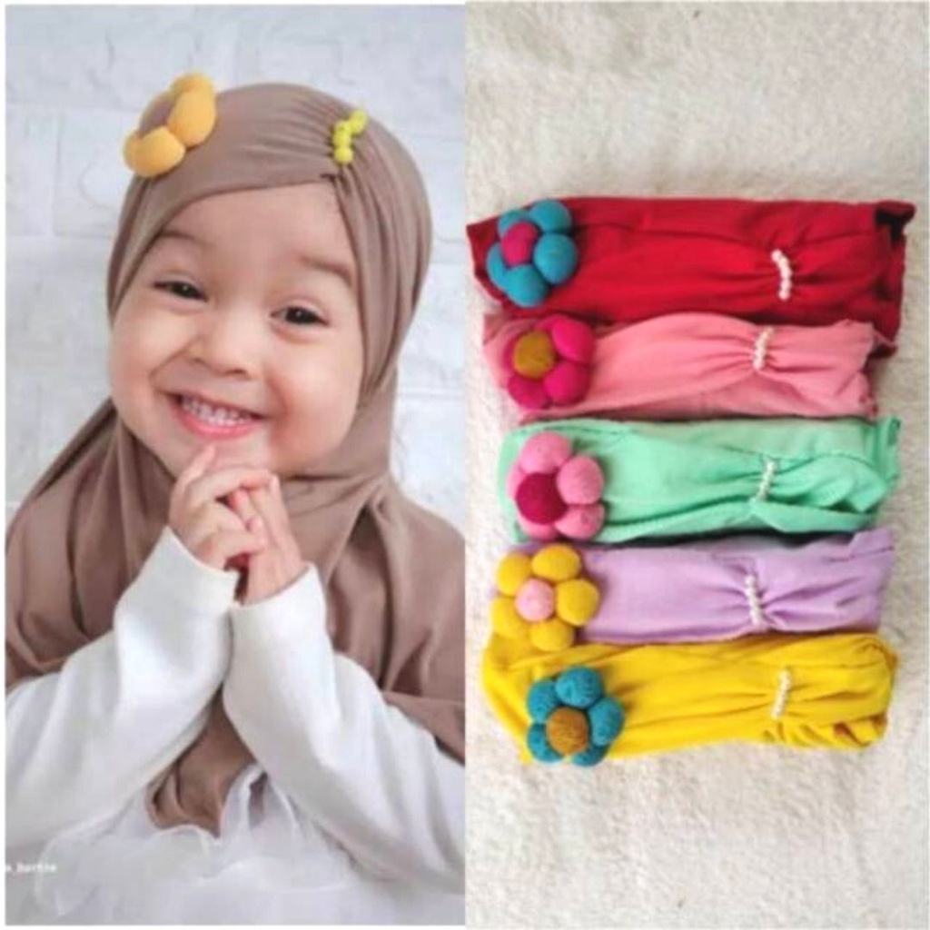 

Jilbab Anak Bunga Mutiara /hijab anak /kerudung bayi