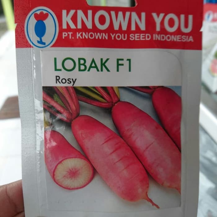 LOBAK ROSY 2 GRAM PACK KECIL biji benih lobak merah rossy bibit tanaman sayur sayuran Known you seed