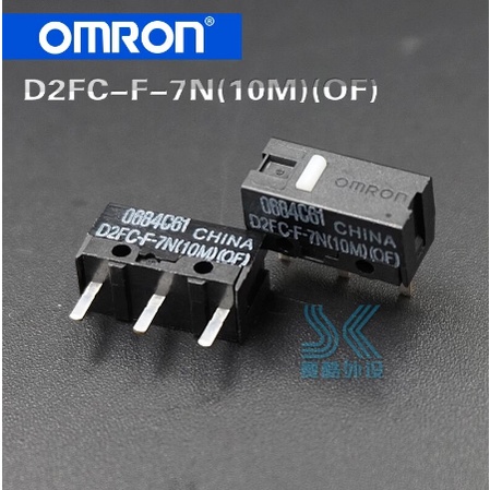 Tombol Mouse Omron Micro Switch Mouse D2FC-F-7N Saklar D2FCF7N 3 Pin