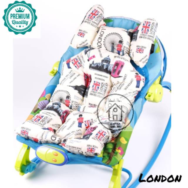 ALAS STROLLER UNIVERSAL STROLLER/ ALAS CAR SEAT/ALAS BOUNCER BÀBY MOTIF LONDON