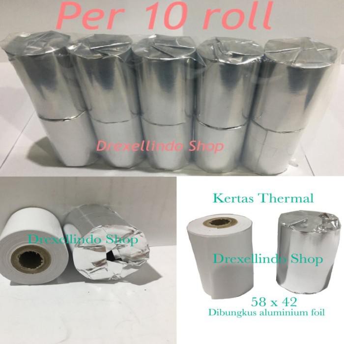 

Kertas / Kertas Thermal 58X42 Per 10 Roll
