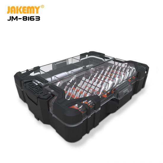 JAKEMY JM-8163 62 in 1 Maintenance Tools Wingbox For All Komputer Laptop Handphone