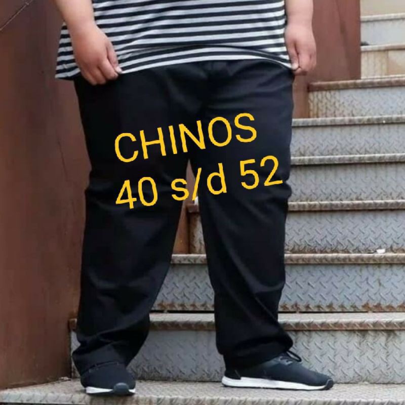 CELANA CHINOS BIG SIZE JUMBO PRIA TERLARIS