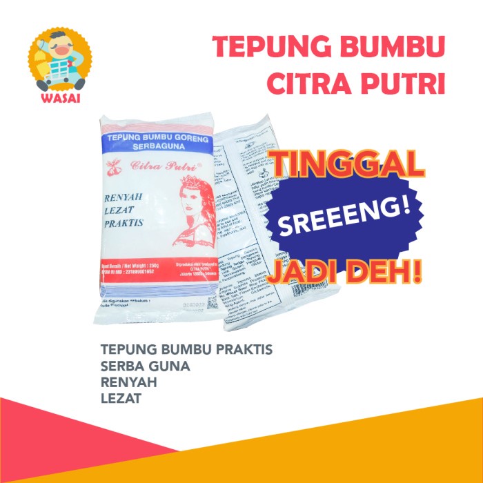 

cs777vv Tepung Putri Serbaguna 250Gr Da01D100