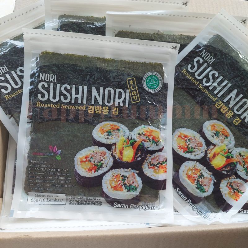 HPT - JAVA SUSHI NORI Rumput Laut Kimbap Seaweed Halal MUI