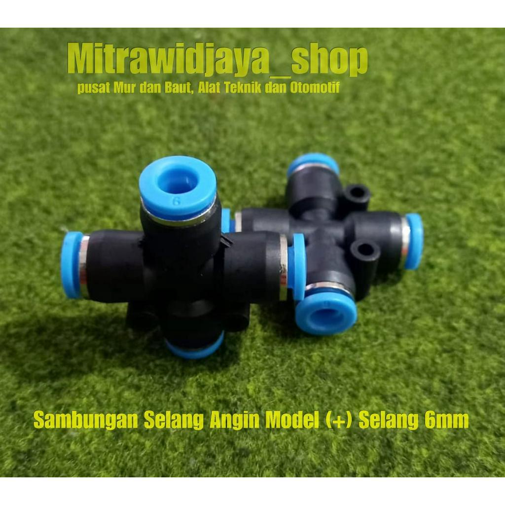 Sambungan Selang Angin dan Air sambungan selang Ori Klakson Telolet 3 Corong 4 Lubang Nepel Klakson 